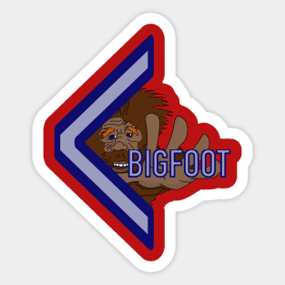 Bigfoot/ Sasquatch/ Yeti Keep distance Sticker